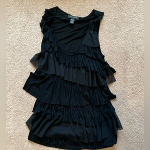 Black Ruffle Tank Top 🖤✨🖤✨